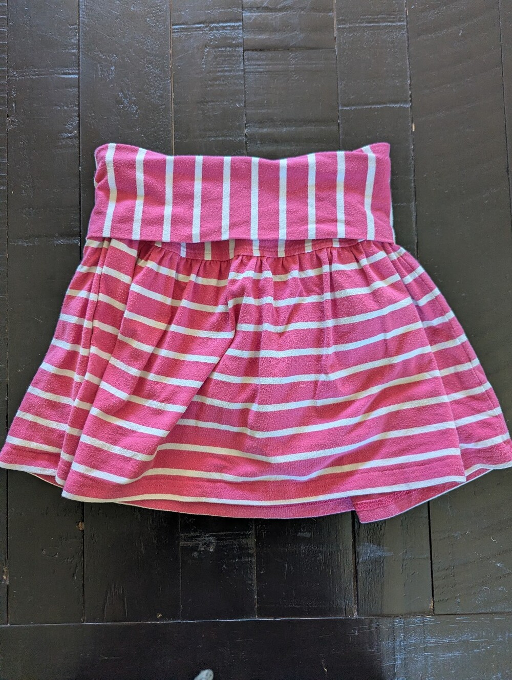 Hanna Andersson Pink Striped Skort